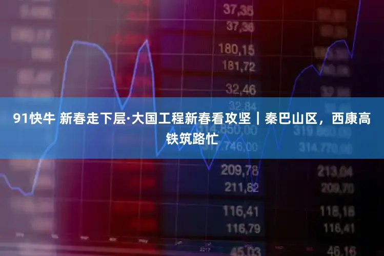 91快牛 新春走下层·大国工程新春看攻坚｜秦巴山区，西康高铁筑路忙