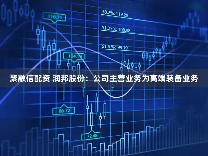 聚融信配资 润邦股份：公司主营业务为高端装备业务