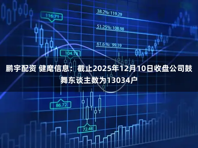 鹏宇配资 健麾信息：截止2025年12月10日收盘公司鼓舞东谈主数为13034户