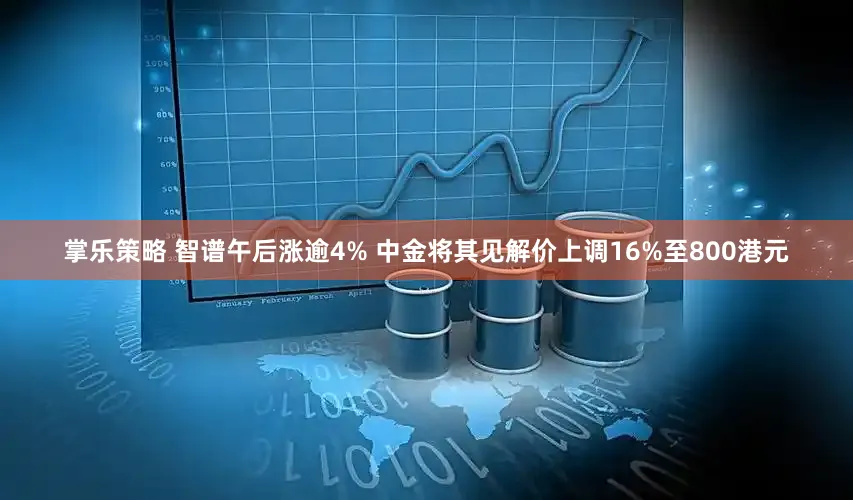 掌乐策略 智谱午后涨逾4% 中金将其见解价上调16%至800港元