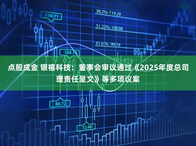 点股成金 银禧科技:董事会审议通过《2025年度总司理责任呈文》等多项议案